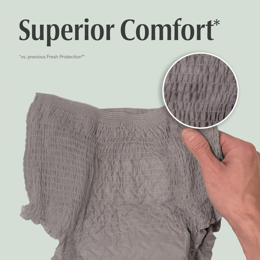 Depend comparación con regla para ver talla S/M y ajuste de cintura