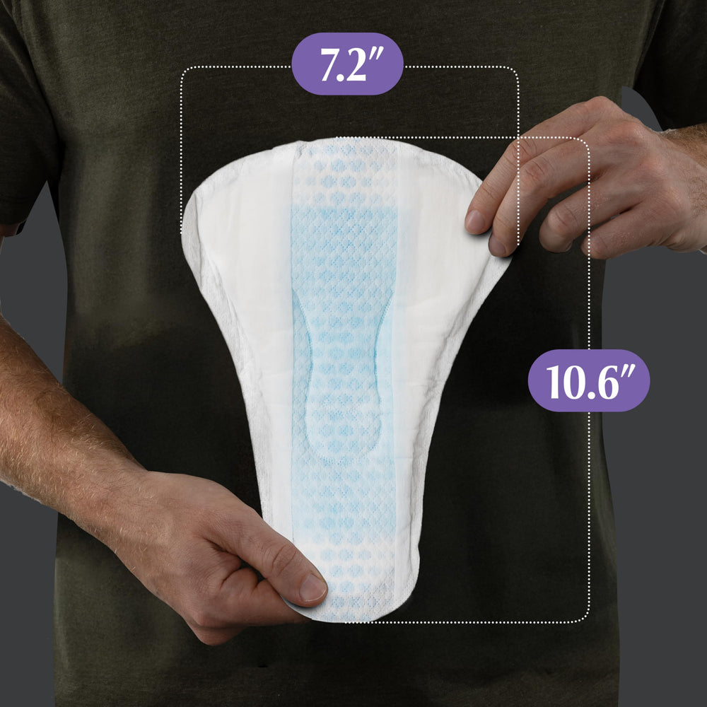 Depend protector envuelto individualmente listo para transporte