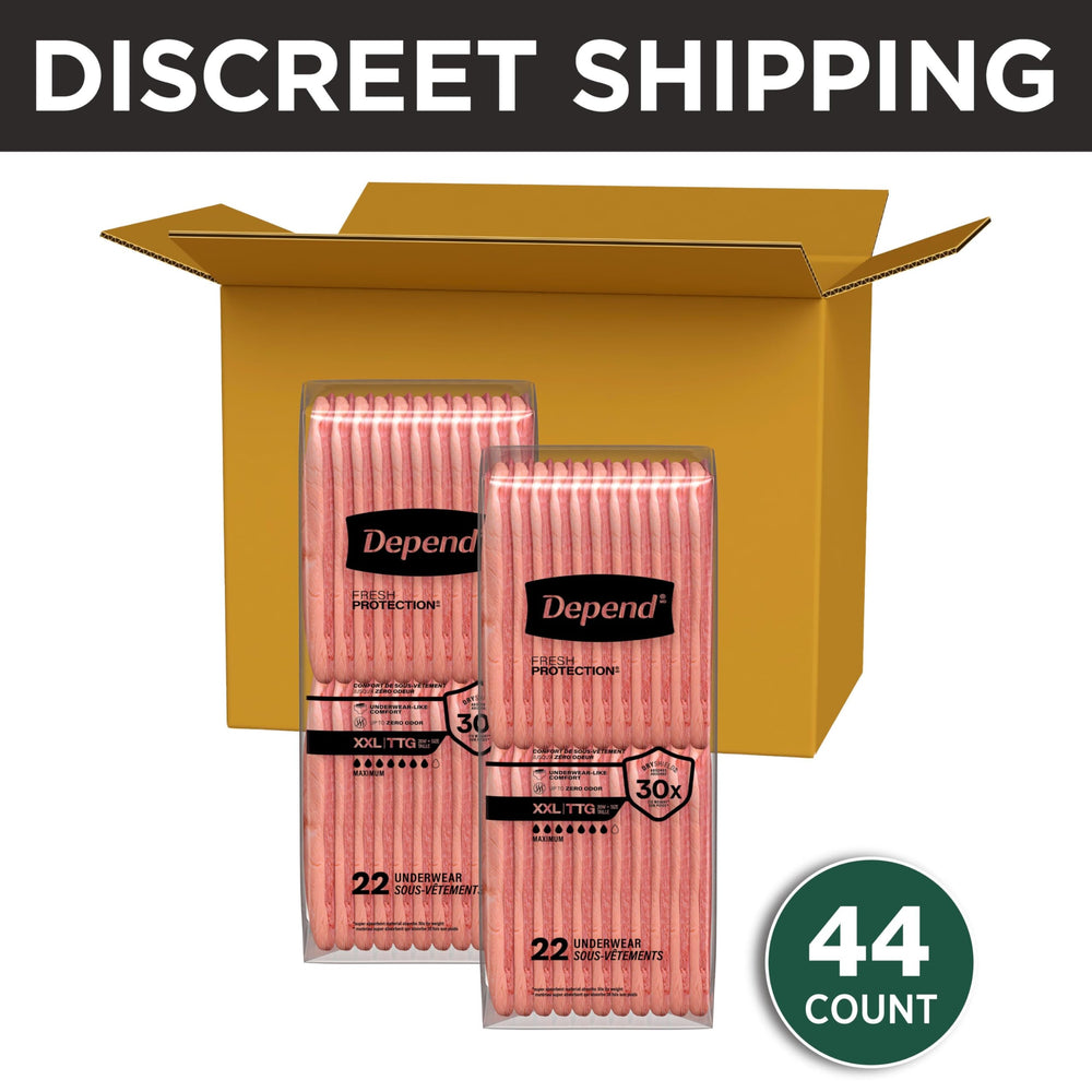 Depend núcleo Dryshield en primer plano, absorción rápida y confianza