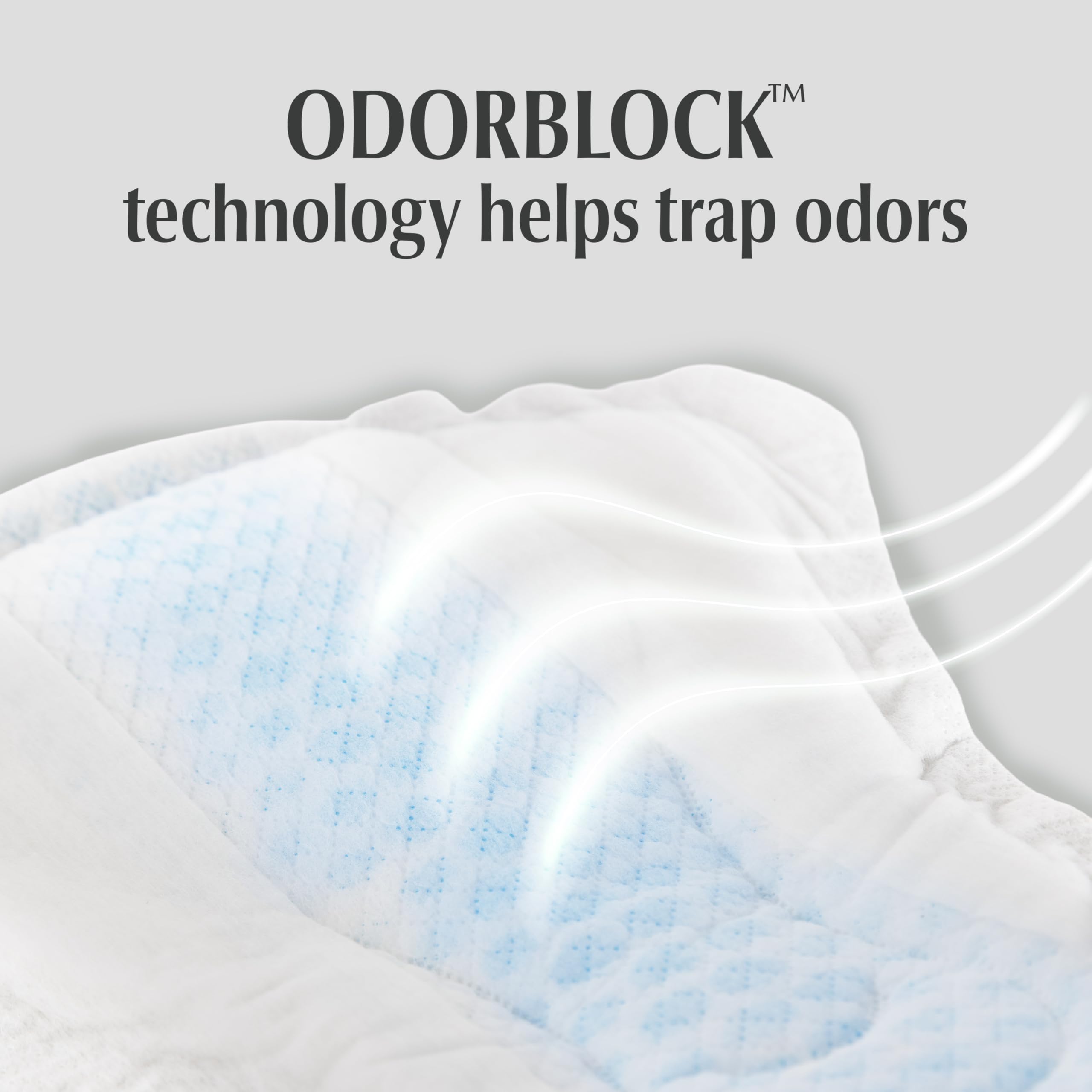 Depend guard colocado en ropa interior mostrando ajuste seguro y discreto