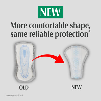 Depend detalle del adhesivo que asegura el protector en la ropa interior