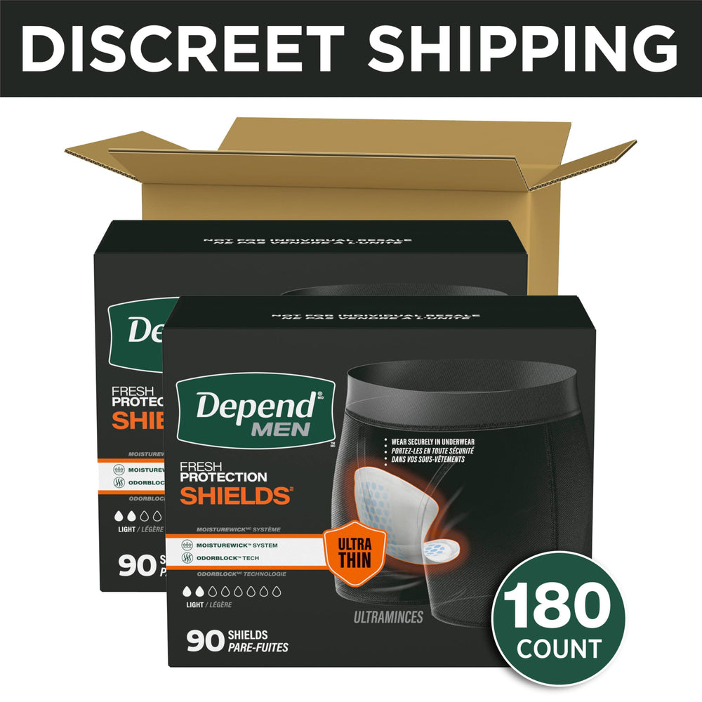 Depend almohadilla extendida con perfil anatómico y discreción