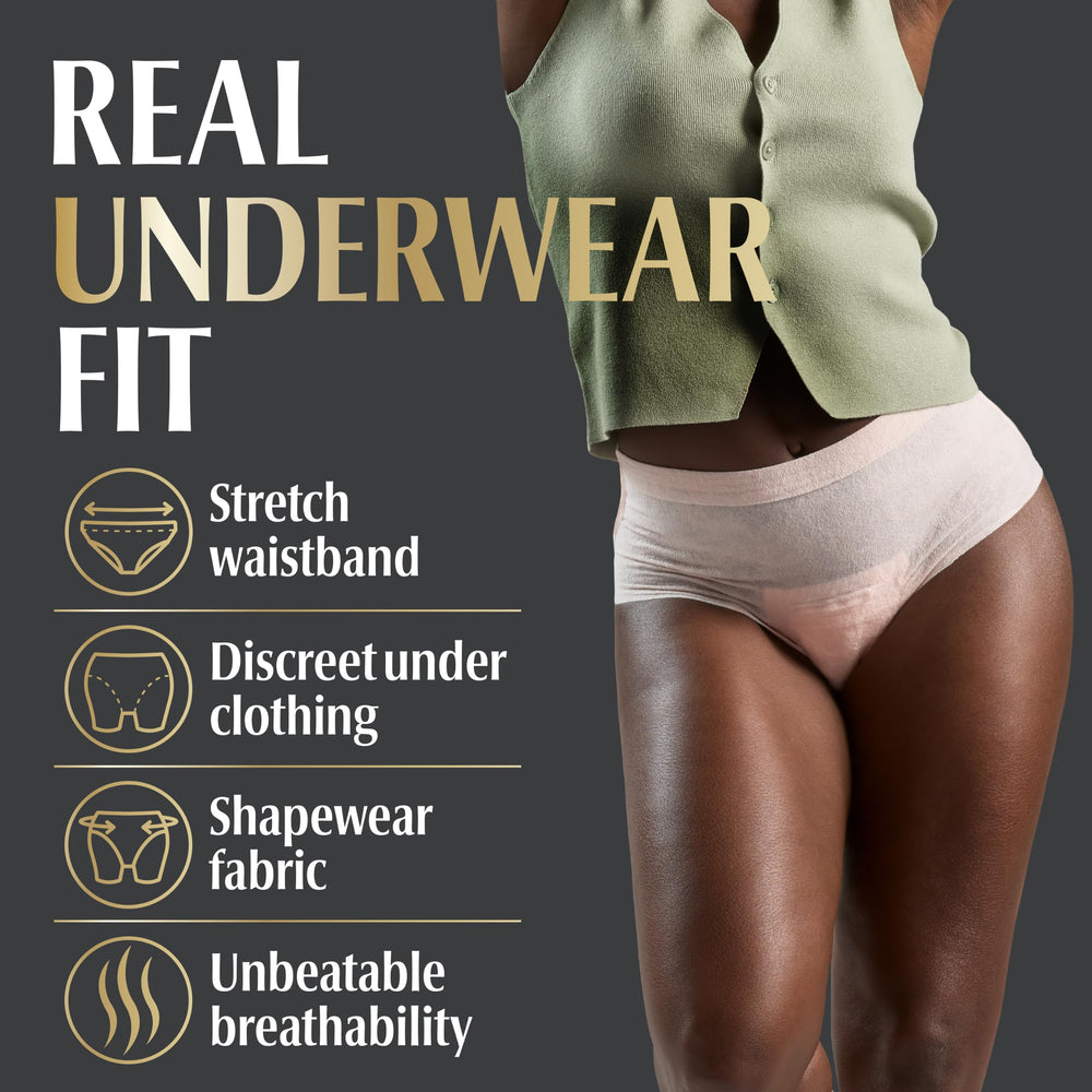 Depend silhouette flat lay two pairs in pink showing thin profile