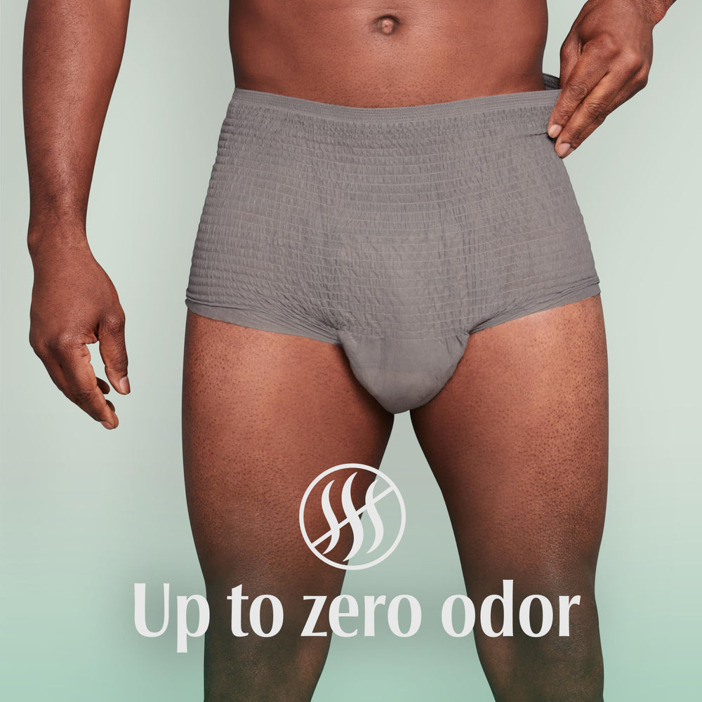 Depend textura interior hidrófuga que mantiene la piel seca y cómoda