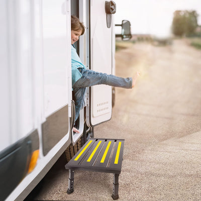 DEPSUNNY escalón en escenario de camping nocturno, práctico para viajes y exteriores