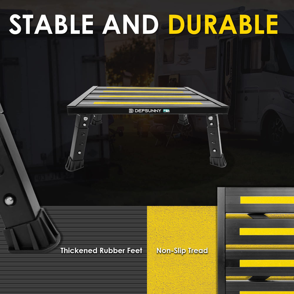 DEPSUNNY patas plegadas bajo la plataforma para guardado compacto y transporte fácil