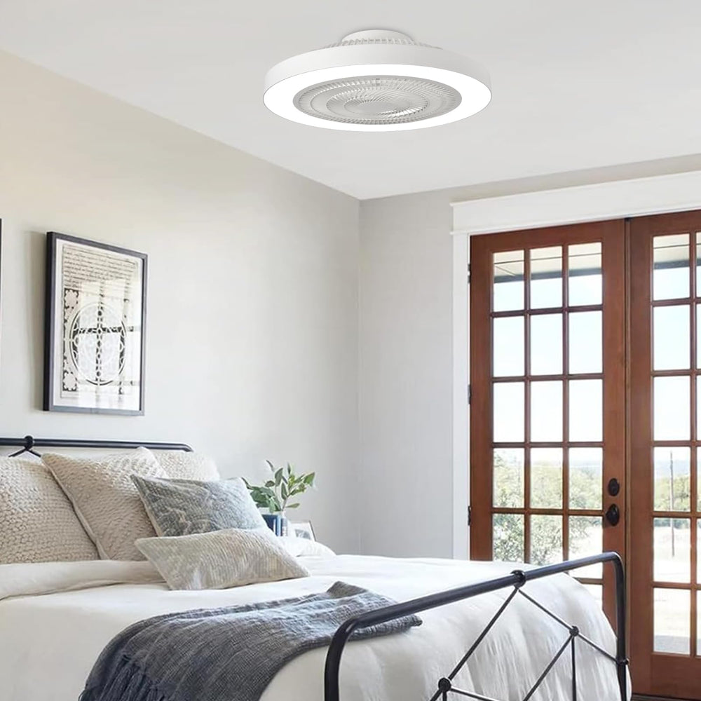 Depuley motor and enclosed bladeless detail emphasizing efficient quiet airflow