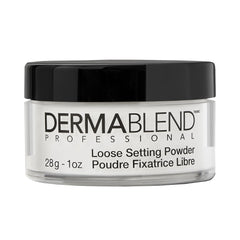 Dermablend front packaging shows translucent powder and reliable matte finish