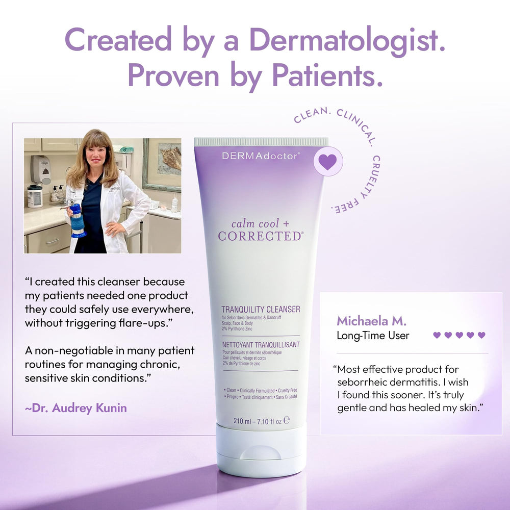 DERMAdoctor sello sin fragancia ni colorantes para piel sensible