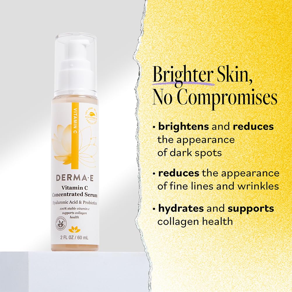 Derma E textura del sérum en gotero que evidencia absorción ligera