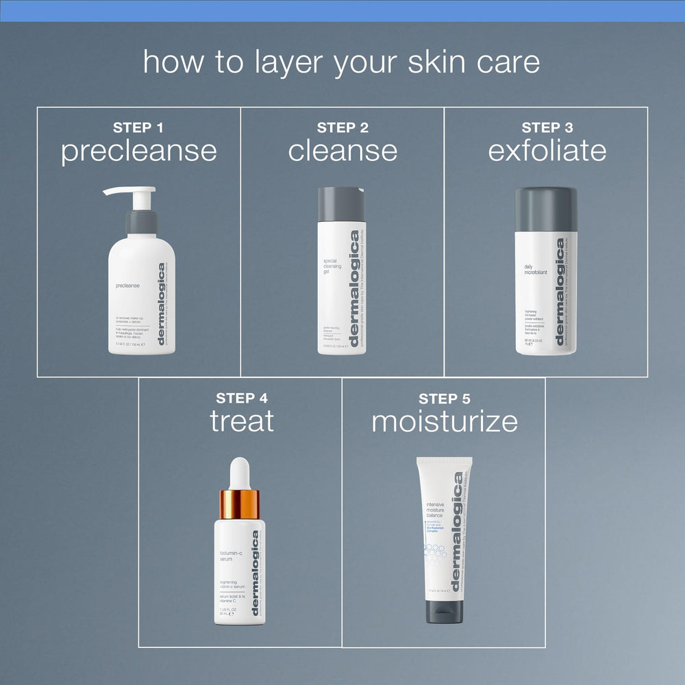 Dermalogica producto ambientado en baño transmitiendo cuidado diario