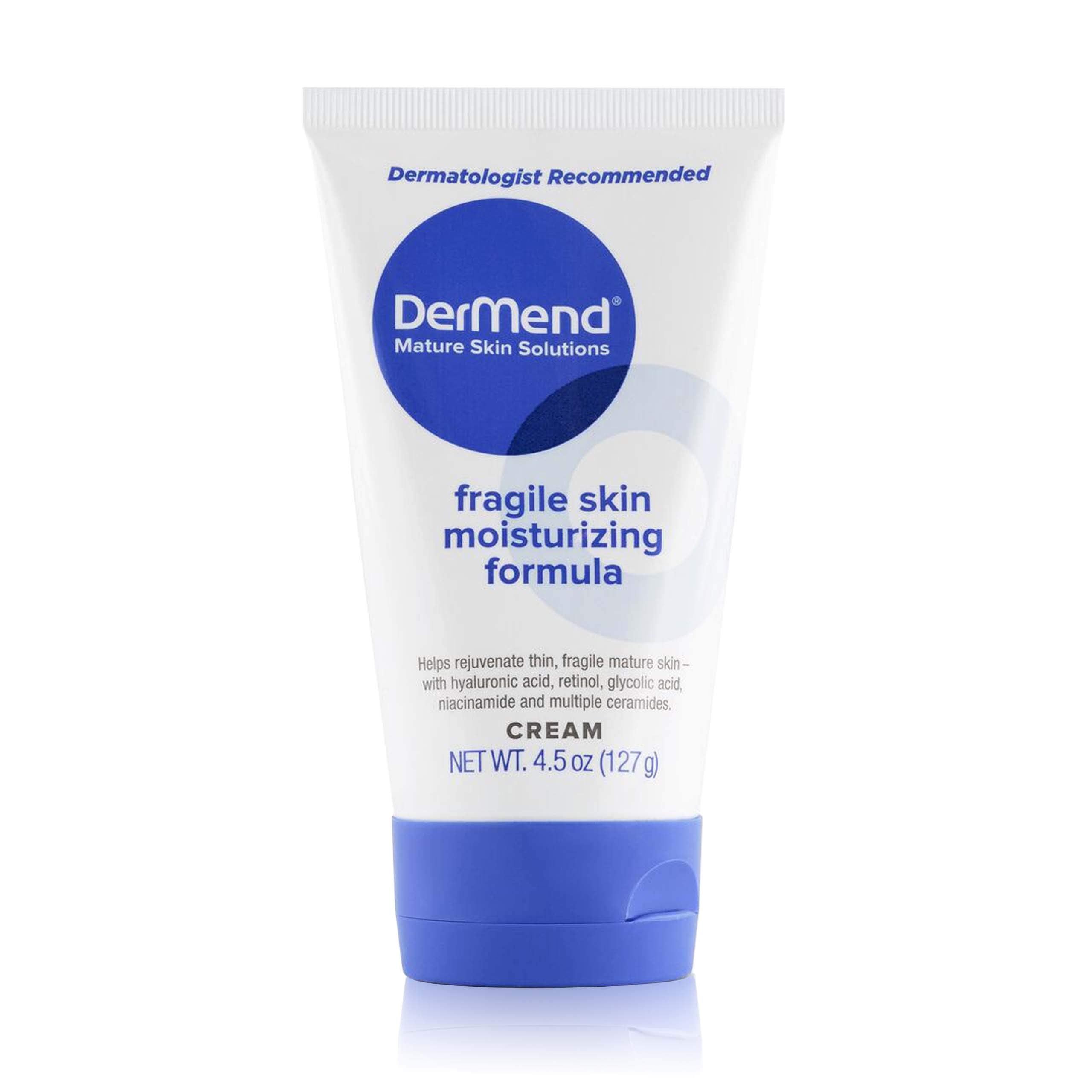 DerMend jar front view showing packaging and firming moisturizer benefits