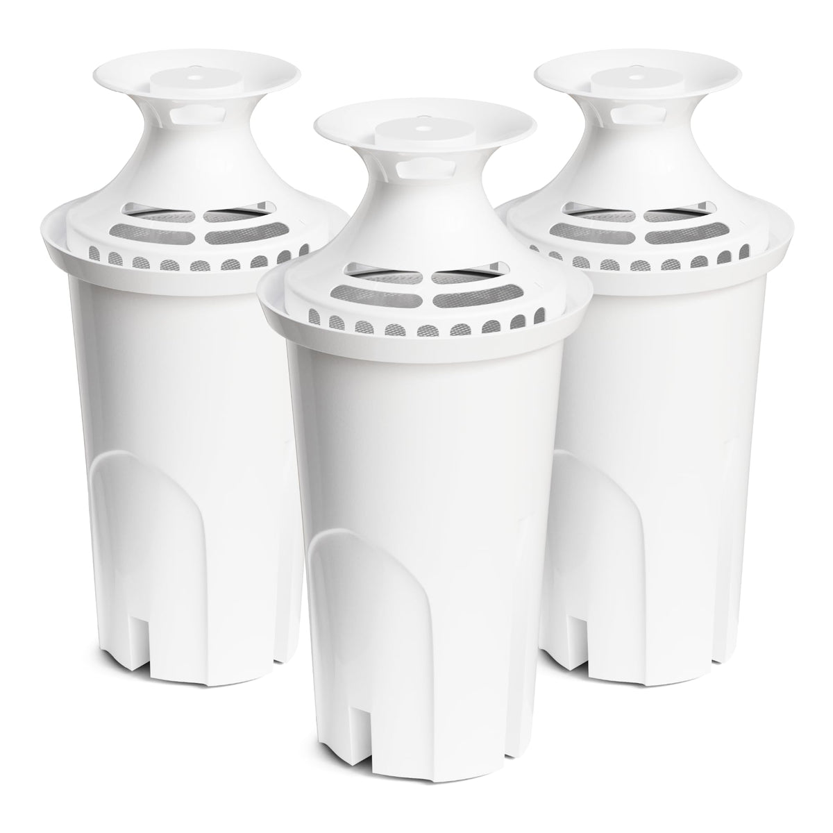 DESENRUIS vista frontal del filtro con compatibilidad Brita y ahorro