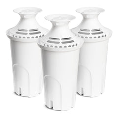 DESENRUIS vista frontal del filtro con compatibilidad Brita y ahorro