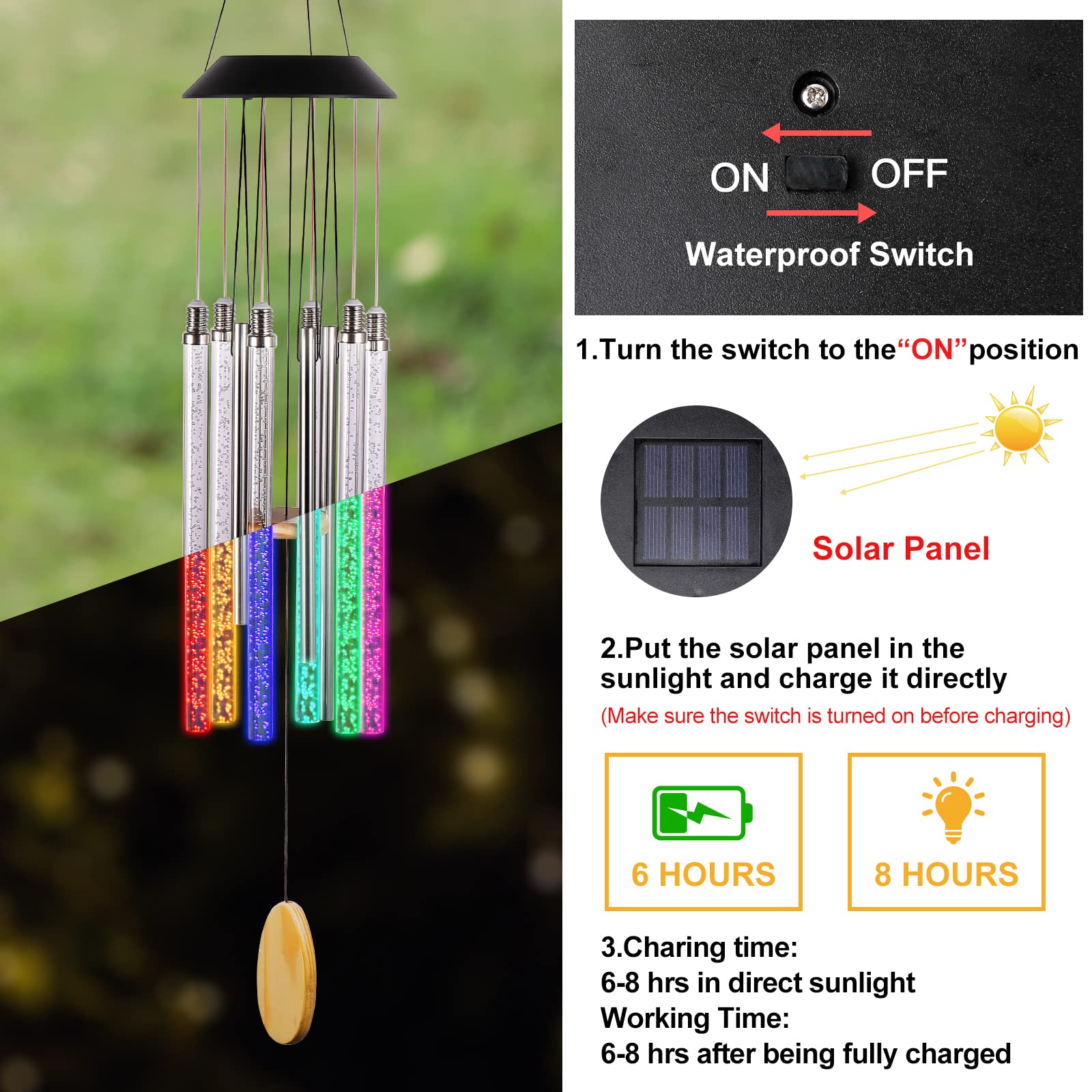 DesGully metal tubes striking to show motion and tangle-resistant design benefit