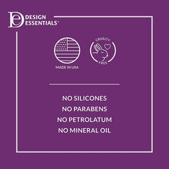 Design Essentials honey creme in bathroom routine, showing easy detangling benefit