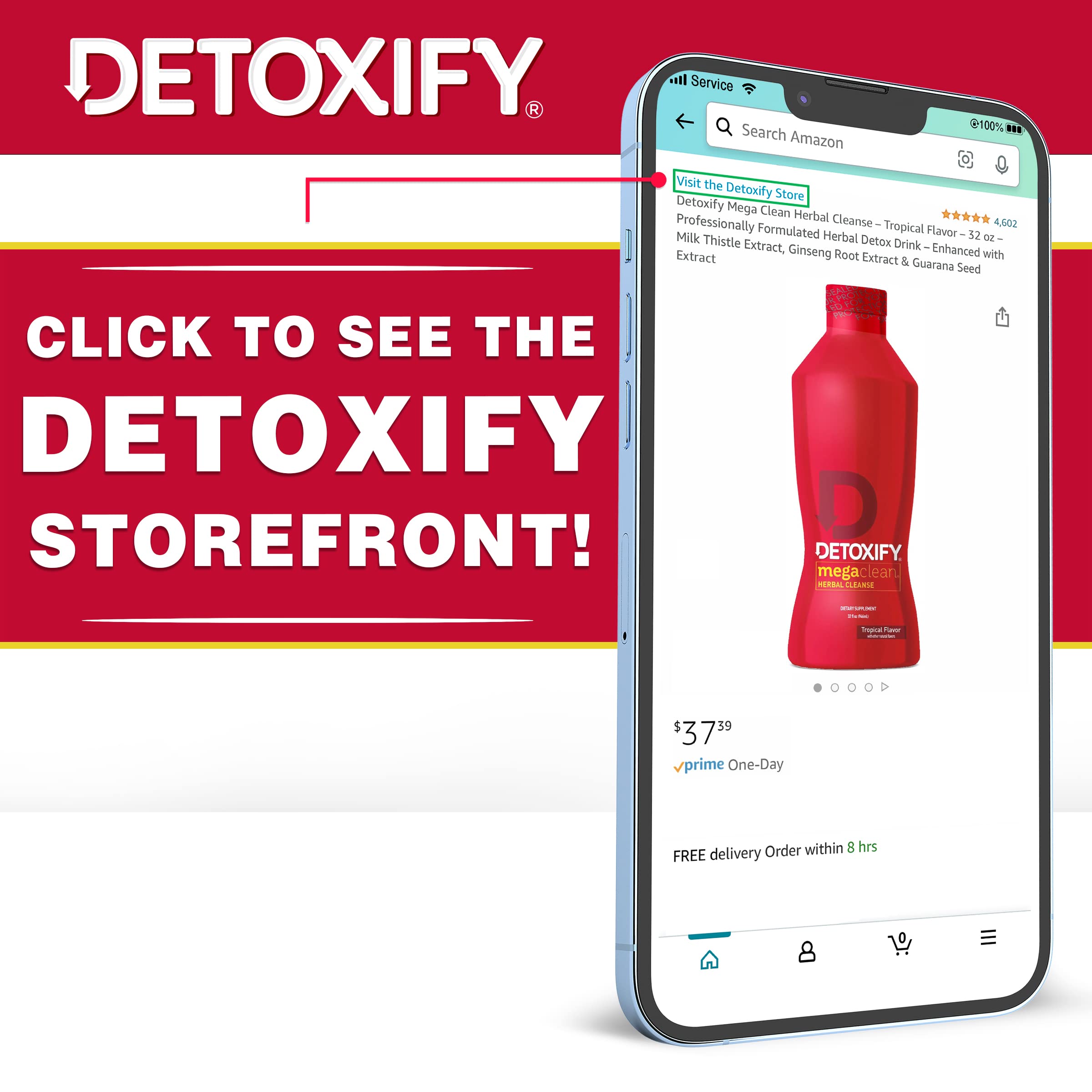 Detoxify semillas y extractos representando ginseng y milk thistle para apoyo herbal