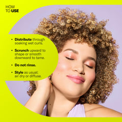 DevaCurl aplicación sobre cabello húmedo para definición y agrupado