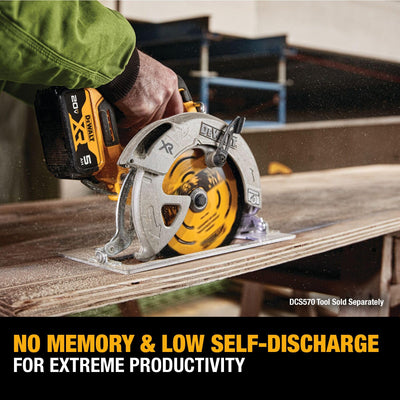DEWALT top terminal close-up highlighting secure contact and durability