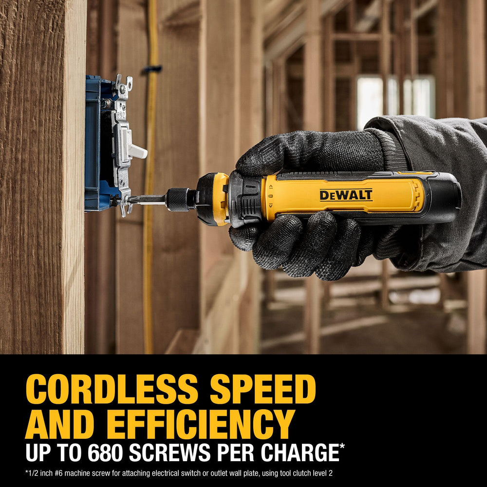 DEWALT bit set and quick-load collet detail for secure bit retention and fast swaps