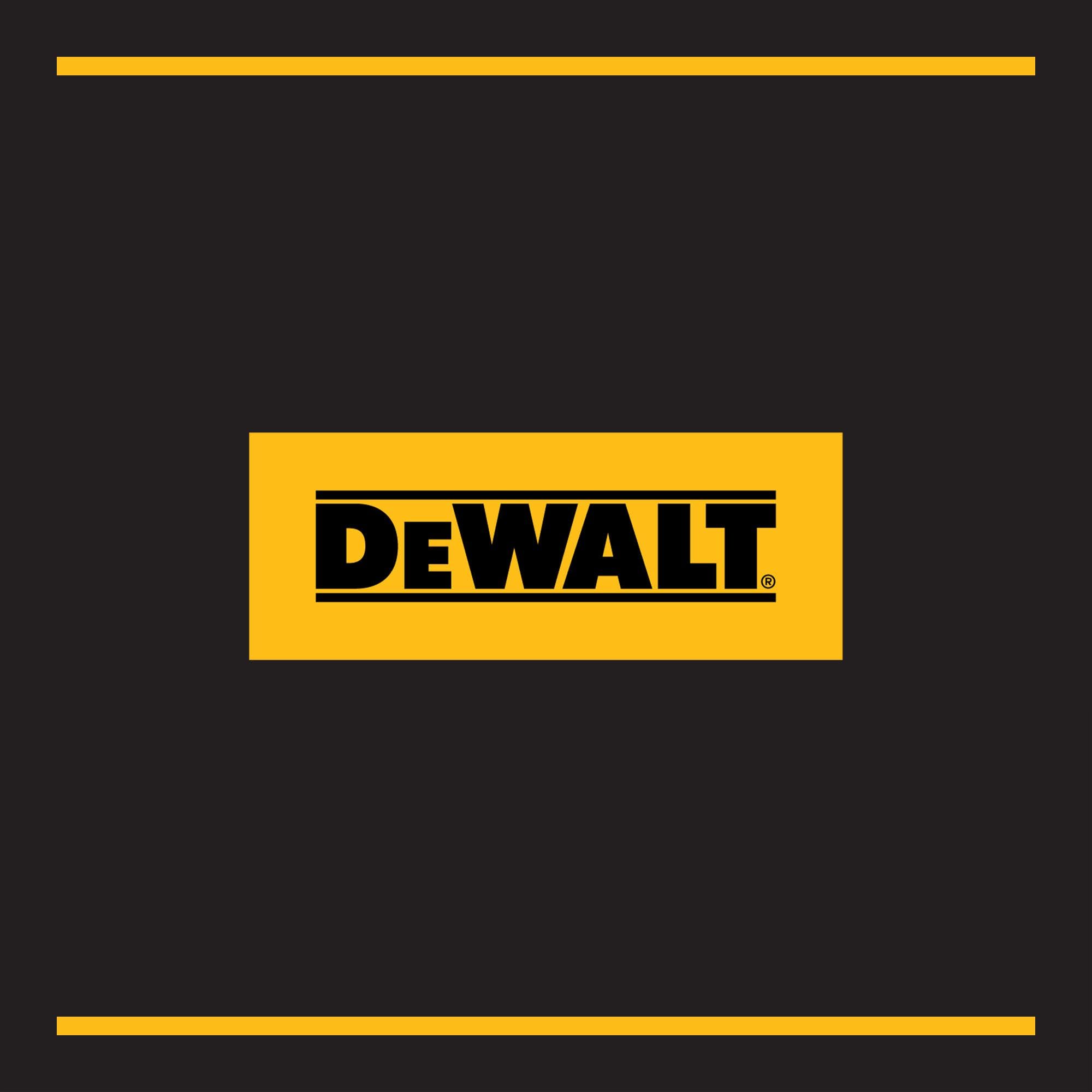 DEWALT brocas junto a regla para comparación de tamaños práctica