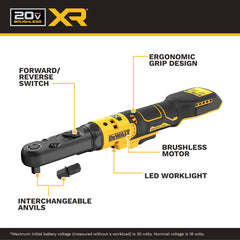 DEWALT DCF510B primer plano del cabezal sellado para protección