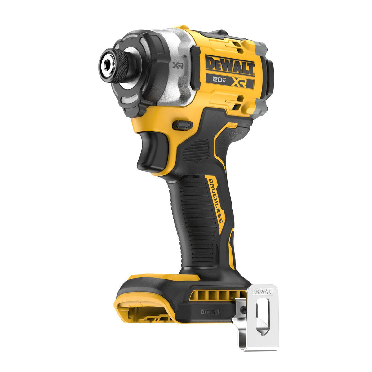 DEWALT DCF860B front view showing compact body and performance benefit