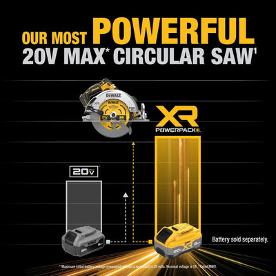 DEWALT DCS590B tope de profundidad para cortes repetitivos precisos
