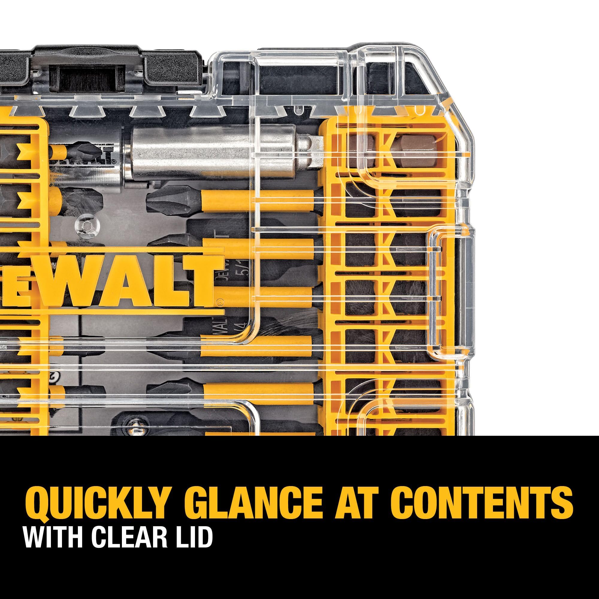 Puntas largas DEWALT usadas en tornillos de difícil acceso y mayor alcance