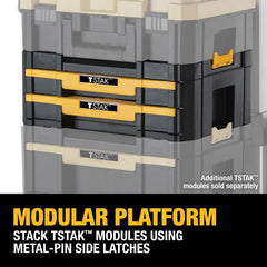DEWALT asa bi-material que ofrece transporte cómodo y seguro