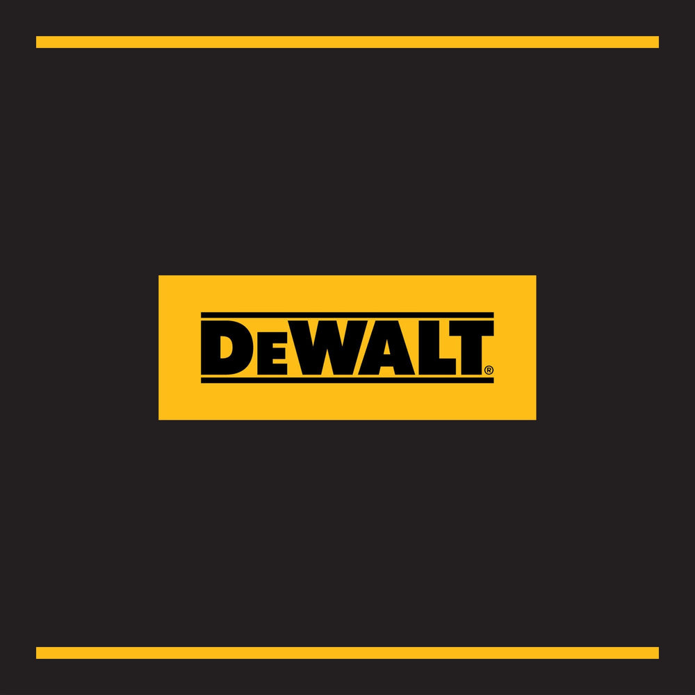 DEWALT tapa plana diseñada para apilar otras cajas con seguridad