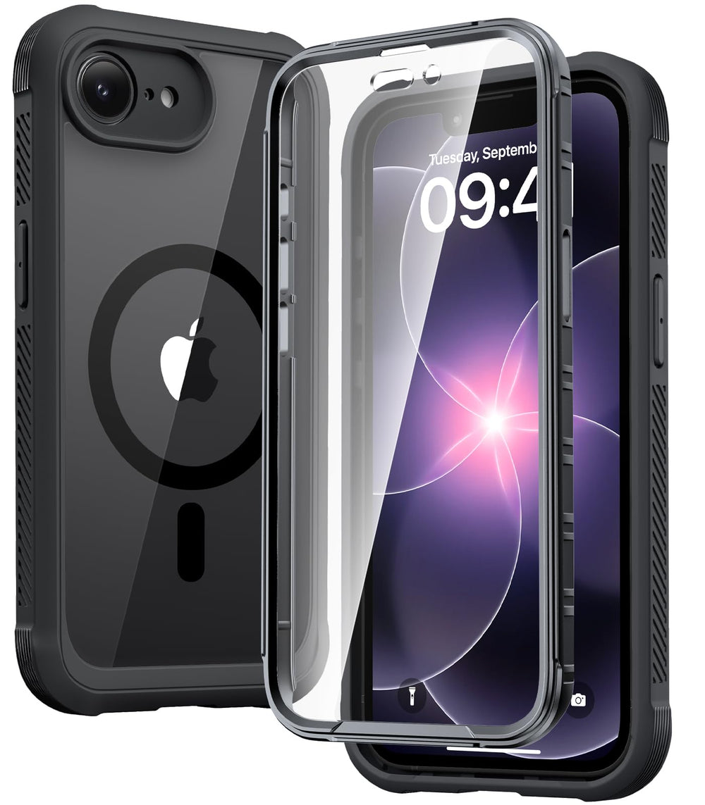 Diaclara vista frontal de la funda magnética, protección completa y ajuste preciso