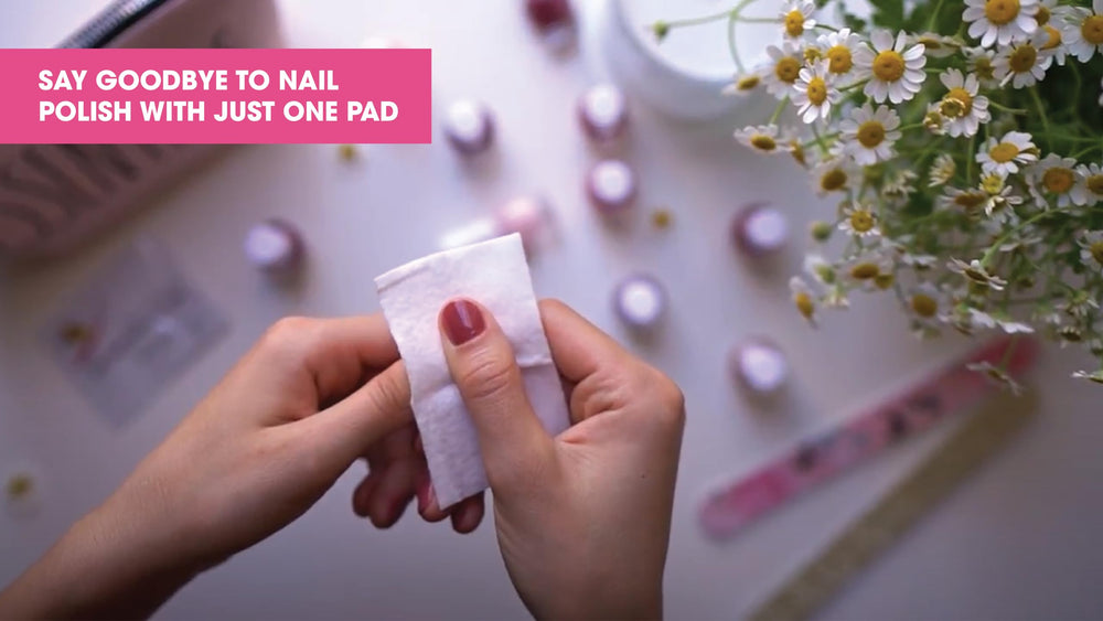 Diamond Wipes on bathroom vanity as part of a nail care routine