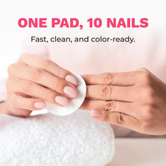 Diamond Wipes pad in hand for size comparison and portable convenience
