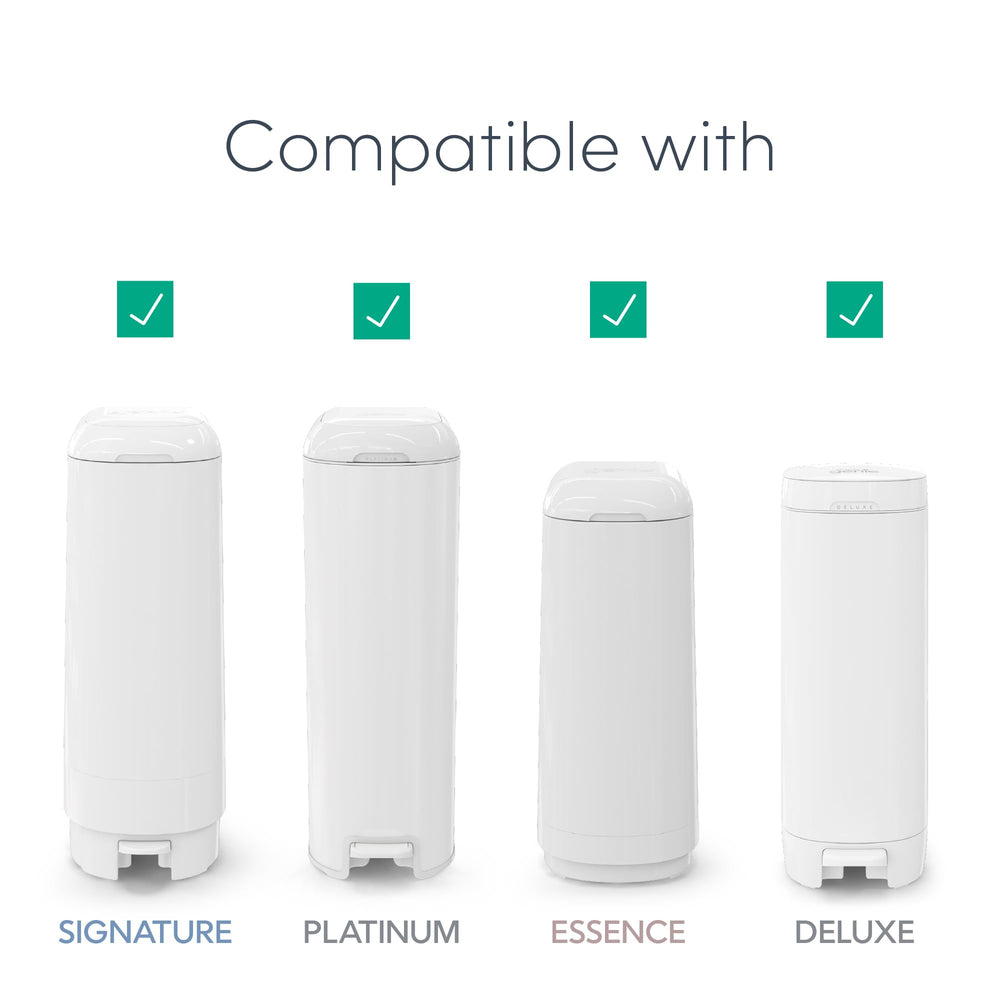 Diaper Genie detalle de costura doble que proporciona mayor resistencia