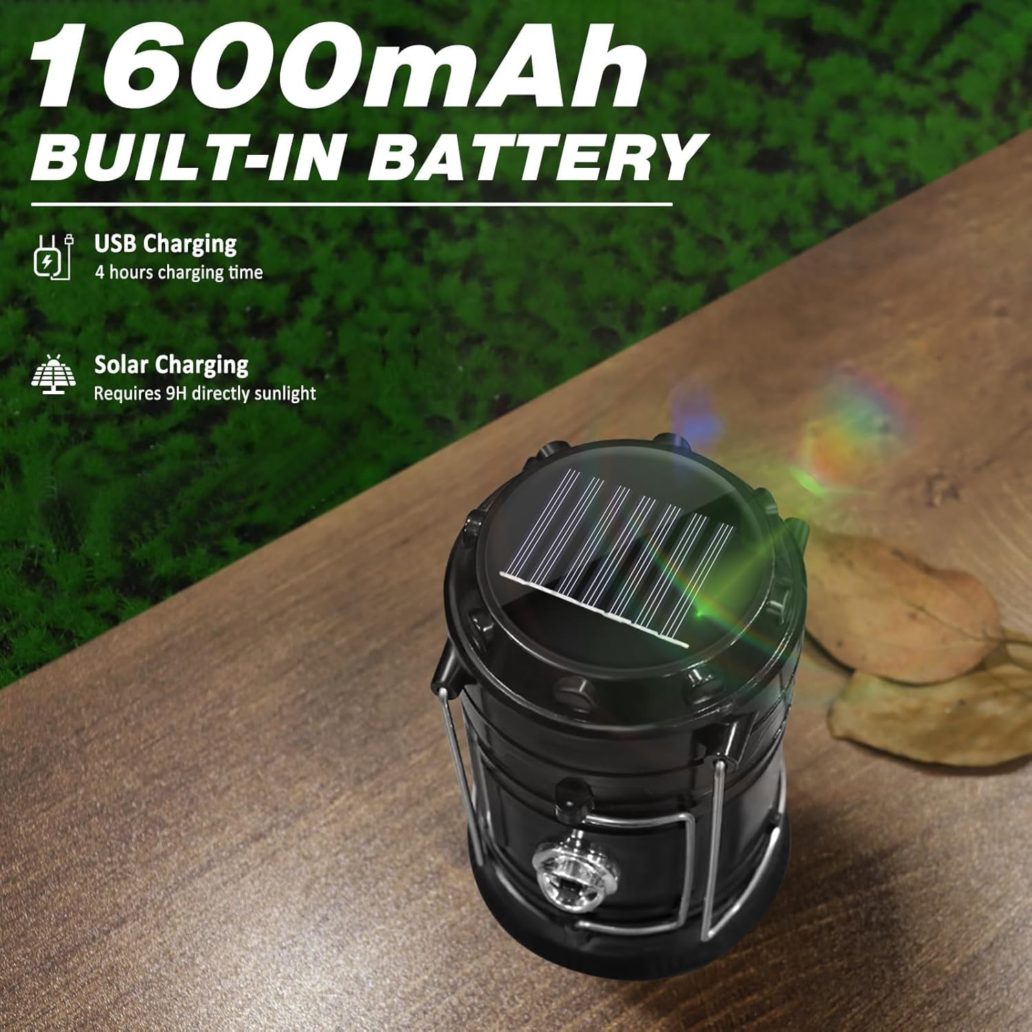 DIBMS linterna colgada en tienda, luz 360° para camping