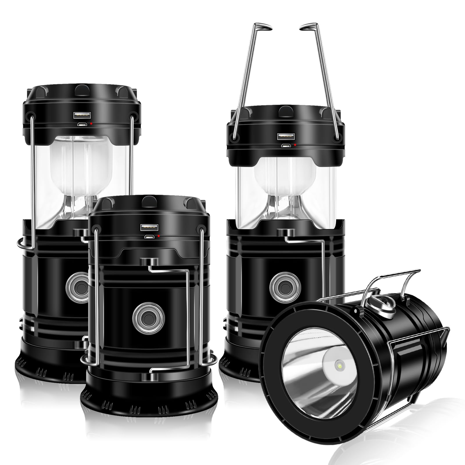 DIBMS vista frontal del paquete de 4, iluminación amplia y portátil