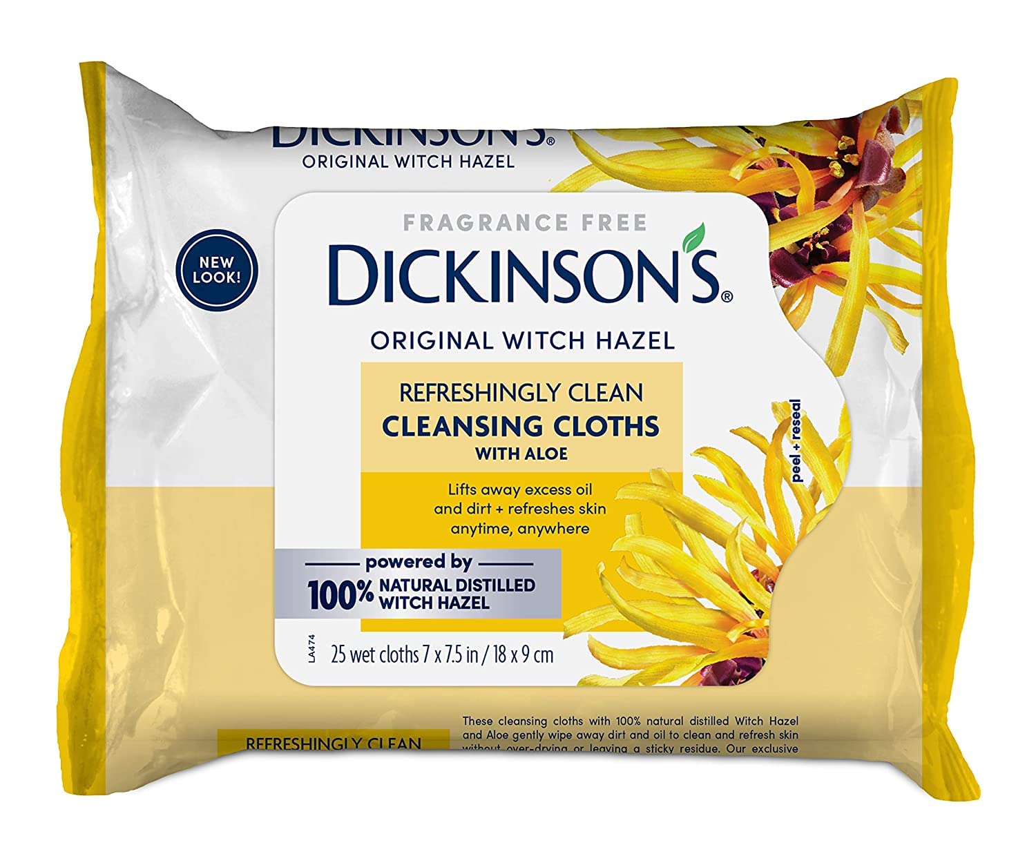 Dickinson's toallitas en bolso de viaje mostrando praticidad fuera de casa
