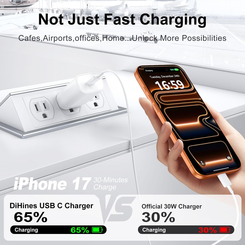 DiHines cable de 10 ft extendido para mayor alcance y comodidad