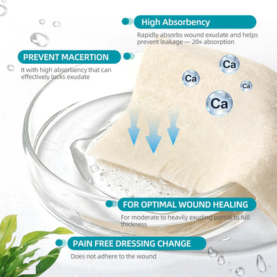 Dimora pad trimmed to fit wound showing customizable fit benefit