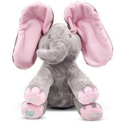 Dimple elefante frontal mostrando diseño y expresión amable