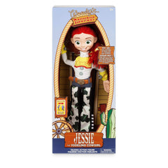 Disney Store Jessie junto a otras figuras para comparar escala, facilita coleccionar