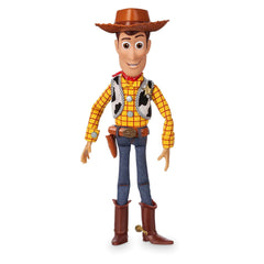 Disney Store Woody vista frontal mostrando detalle y realismo del personaje