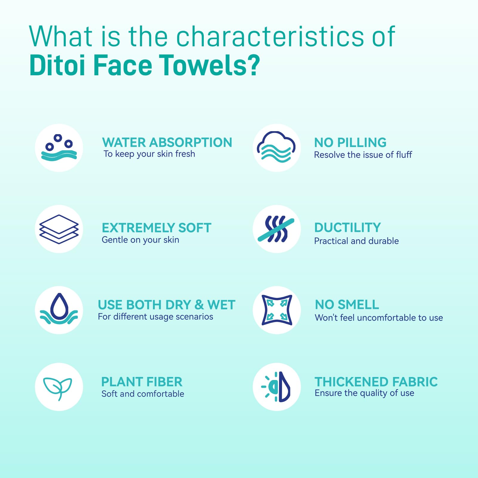 Ditoi paquete compacto ideal para viaje y almacenamiento higiénico
