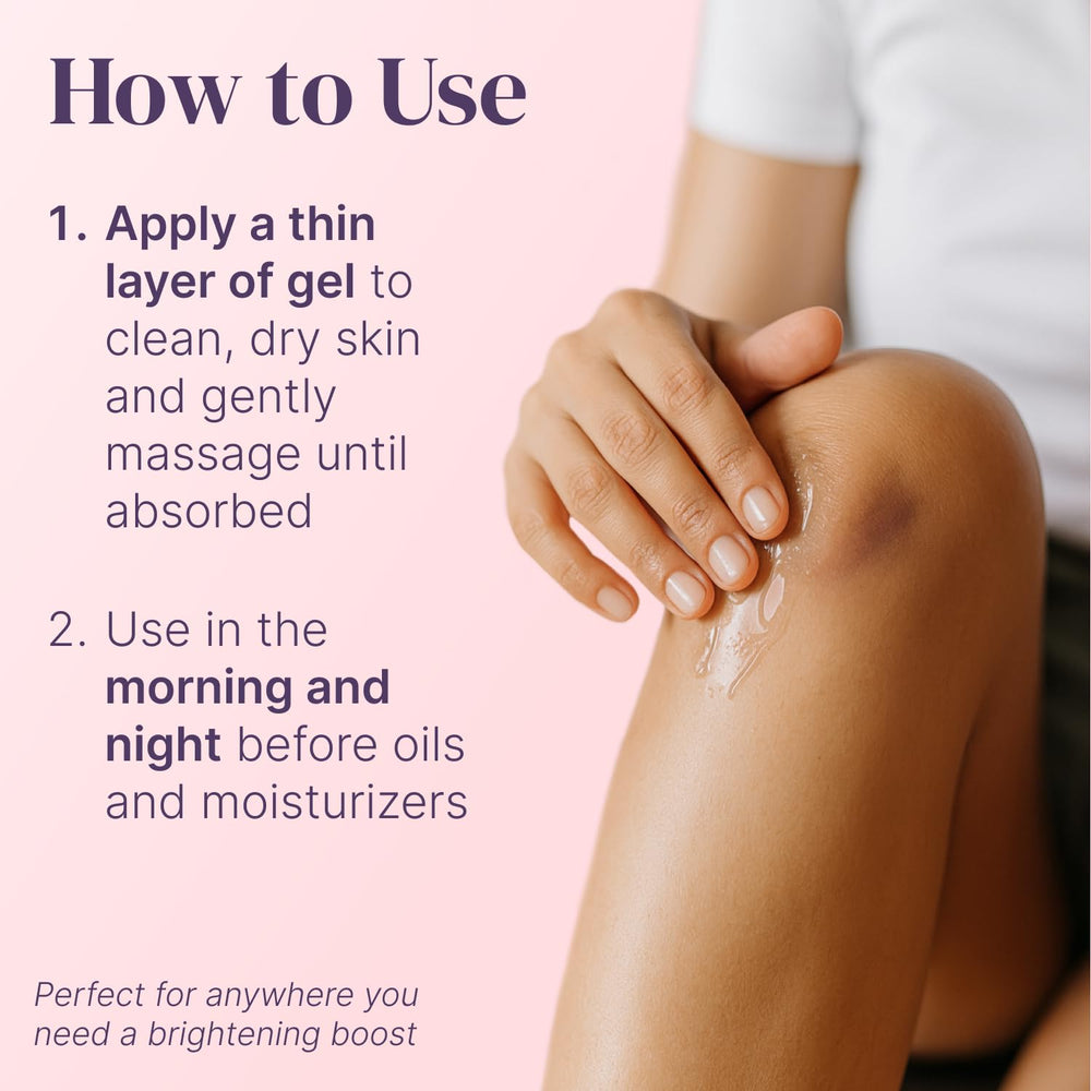 Divine Derriere applied to face and body emphasizing versatile use and gentle formula