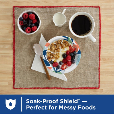 Dixie stacked bowls side profile displaying space-saving pack