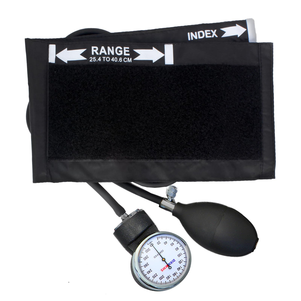 Dixie EMS imagen frontal del kit Deluxe mostrando todos los componentes y portabilidad