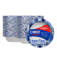 Dixie Ultra empaque frontal mostrando 150 cuencos y ahorro