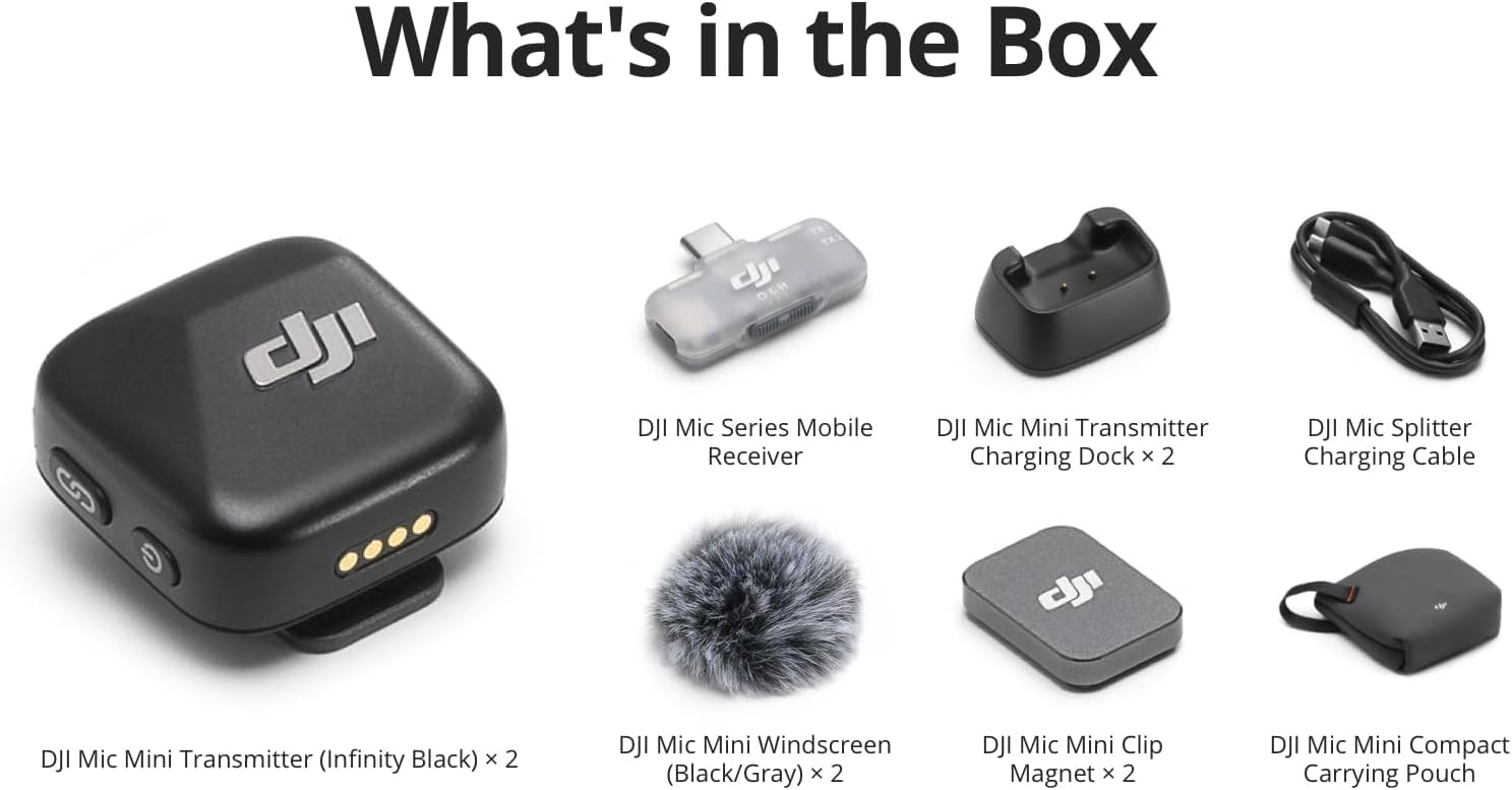 DJI Mic Mini clip magnético en ropa para sujeción segura y discreta