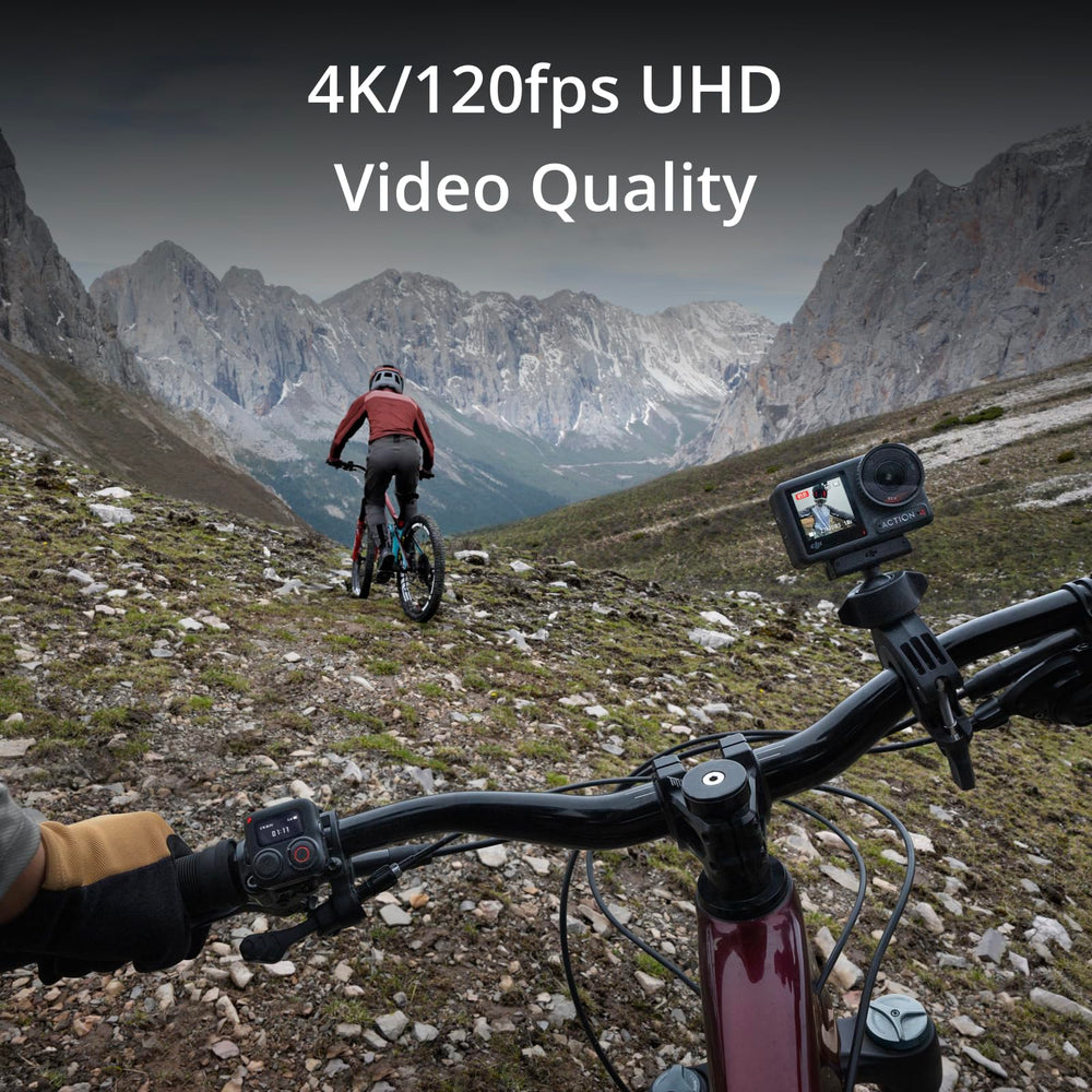 DJI Osmo Action 4 in waterproof case capturing underwater scenes with stability